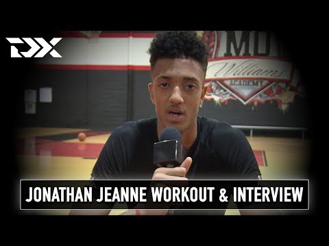 Jonathan Jeanne NBA Pre-Draft Workout and Interview