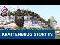 Krattenbrug stort in, recordpoging mislukt nog vóór de start - OMROEP WEST