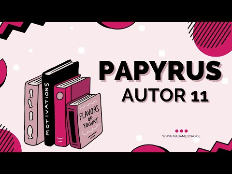 Bücher schreiben mit Papyrus Autor 11📚Autor werden🌺 Was kann das Schreibprogramm 💻 Stilistik
