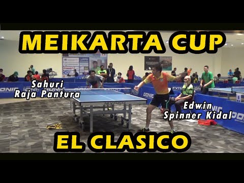 Big Match - El Clasico Master Pingpong Indonesia | Sahuri Raja Pantura VS Edwin Kidal | Meikarta Cup