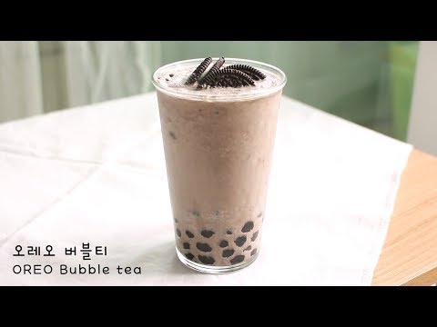 버블티계의 베스트 셀러! 💫오레오 버블티💫 만들기 (오레오 스무디) (OREO Bubble tea)