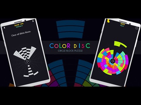 Color Disc Circle Block Puzzle Video