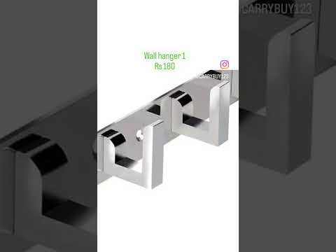 Wall hangers #wallhangers#stainlesssteel#bedroom#bathroomshelf#dresshanger##house #housewarming