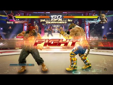 Tekken 7 Very 1st Online Ranked Match as Akuma vs King