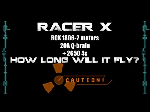 racer-x--rcx-18062-2300kv--gf-5x3s--2650mah-4s--flight-time-test
