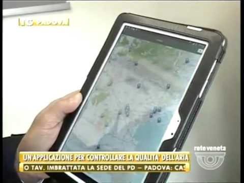 APP ARPAV Qualità Aria - Servizio TG PADOVA - RETE VENETA andato in onda il 18.12.2013