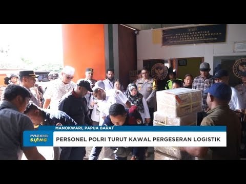 WAKAPOLDA PAPUA BARAT TINJAU PENGAMANAN KEDATANGAN LOGISTIK SURAT SUARA