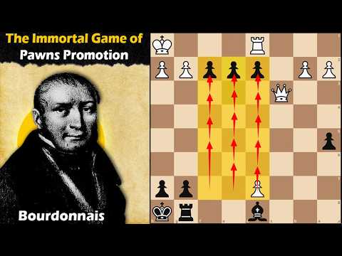 The Immortal Game of Pawns Promotion | Macdonnell vs Bourdonnais 1834