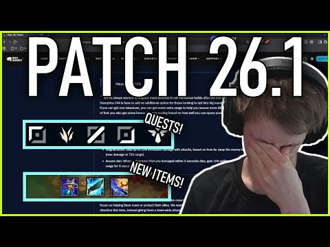 Nemesis reacts to NEW SEASON PATCH 26.1! NEW ITEMS, QUESTS & so many changes!