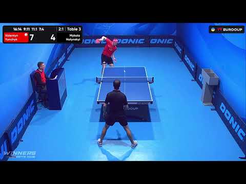 10:45 Valentyn Yunchyk - Mykola Halynskyi 09.07.2023 TT Euro.Cup Ukraine Star. TABLE 3