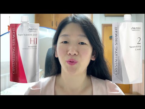 How to Rebond Hair at Home with Shiseido Crystallizing Straight Straightening Cream