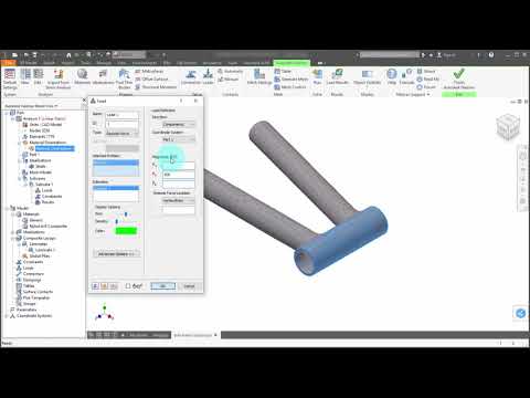 Video 29 Analysis setup load 2 (remote force)