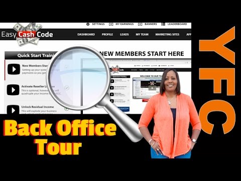 Easy Cash Code System Login & Back Office Members Area Tour | What's on the Inside of ECC