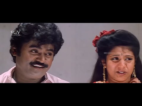 Ragini Feels Disgusted to Eat in Jaggesh's Home | Lokesh | Bevu Bella Kannada Movie Scene