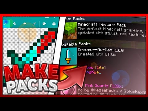 How To Make Your Texture Pack On Andriod & IOS - 2020 1.14+  - Minecraft Bedrock Edition