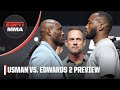 UFC 278 Preview: Can Leon Edwards outgrapple Kamaru Usman? | ESPN MMA