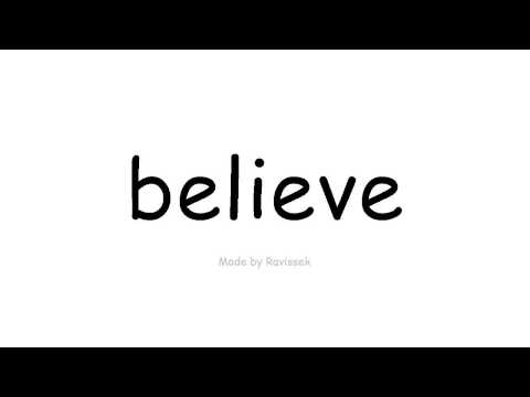 Mësoni anglisht   besojnë