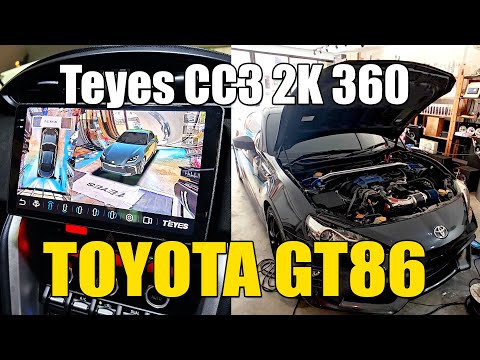 Toyota GT86 Teyes CC3 2K 360 Surround Camera System