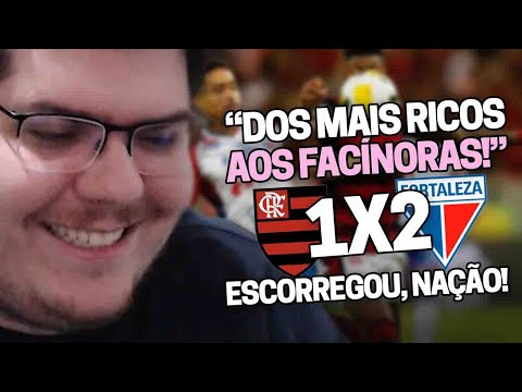 CASIMIRO REAGE: FLAMENGO 1 X 2 FORTALEZA PELO BRASILEIRÃO 2022 | Cortes do Casimito