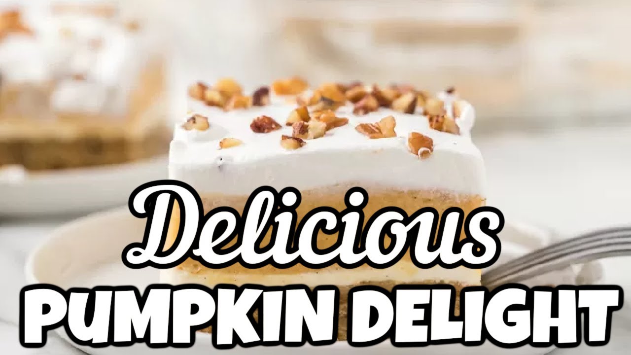 Easy Pumpkin Delight - Perfect Fall Dessert