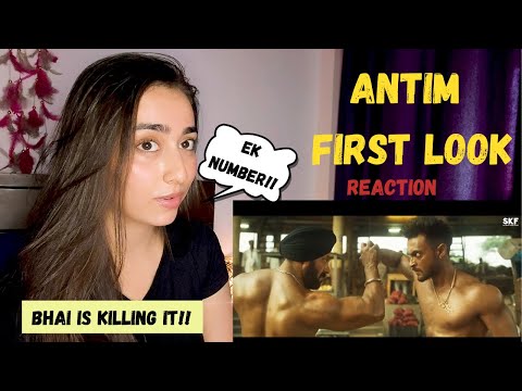 Antim: The Final Truth - First Look Reaction | Salman Khan | Aayush Sharma | Rachel Reacts!!