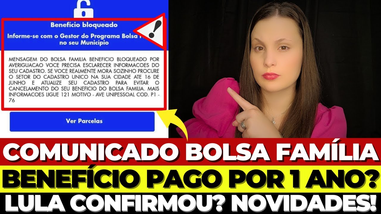 ACABOU DE SAIR: BOLSA FAMÍLIA VAI DURAR SÓ MAIS 1 ANO? LULA CONFIRMA E O BRASIL ENTRA EM ALERTA?