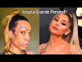Doing An Ariana Grande Ponytail