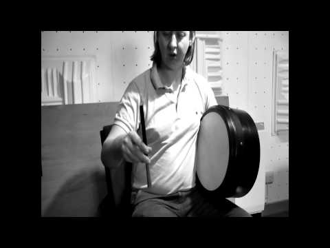 Bodhran tutorial by Andrew MacPherson - Holding the stick