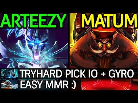 Arteezy [Phantom Assassin] VS Matumbaman [Gyrocopter] Dota 2 | Tryhard in Pub For What!