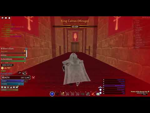 POV: Fighting King Calvus for first time - Arcane Odyssey