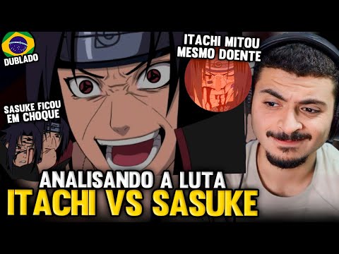KAMUZ REAGE: SASUKE vs ITACHI, Itachi usa Susanoo e Amaterasu pela primeira vez | Naruto Dublado