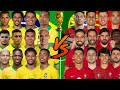 •2023 Brazil VS 2023 Portugal 🔥'Ultimate Comparison'🔥😳