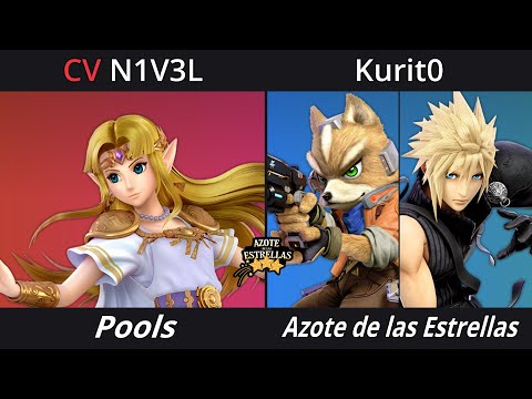 Azote de las Estrellas 10 - Pools - N1V3L (Zelda) vs Kurit0 (Fox, Cloud)