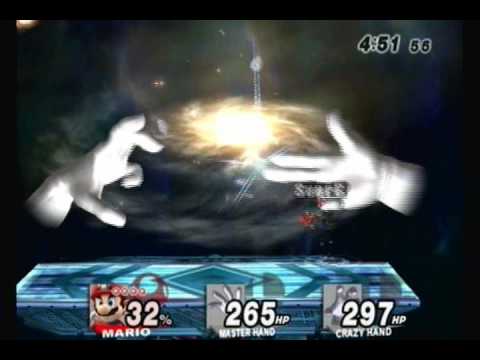 SSBB - Vs. Master Hand and Crazy Hand