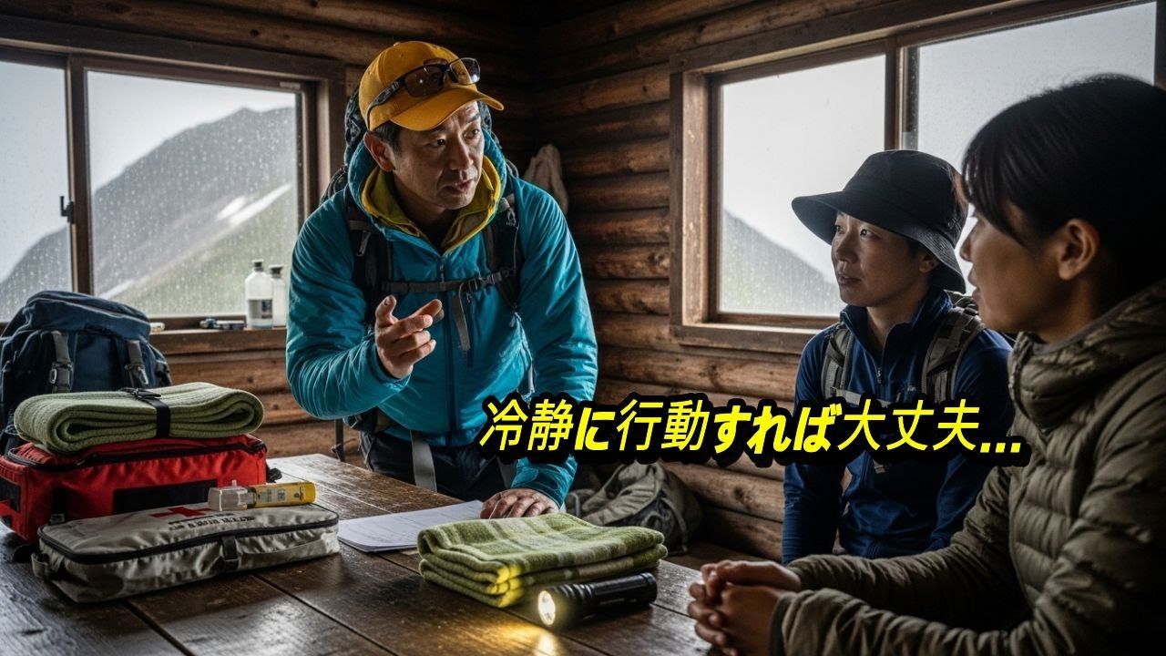 暴風雨で山小屋に閉じ込められた日、登山者が教えてくれた命を守る知恵