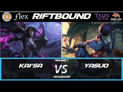 Kai'Sa VS Yasuo   [Riftbound Gameplay Round 1]