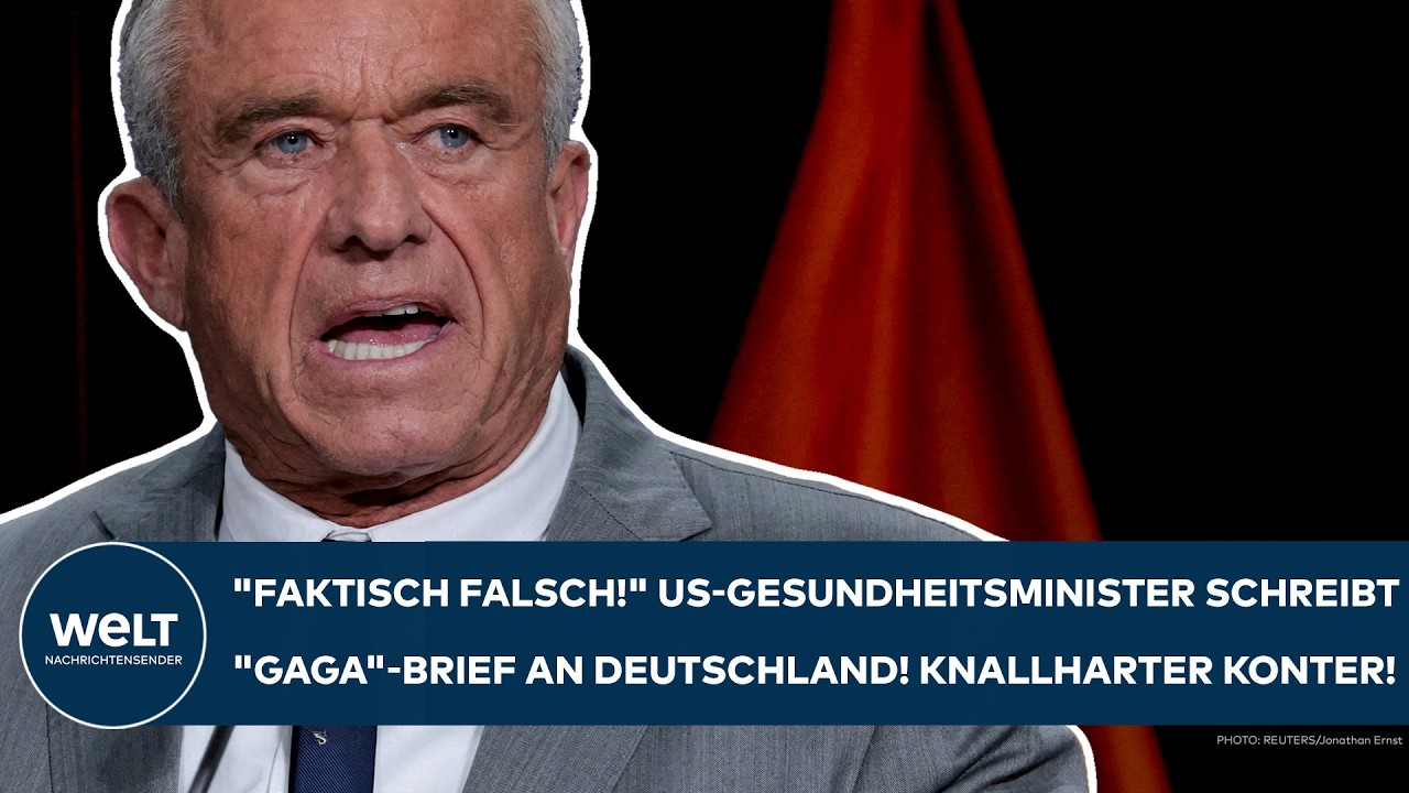 USA: "Faktisch falsch!" Gesundheitsminister schreibt "Gaga"-Brief an Deutschland! Knallharter Konter