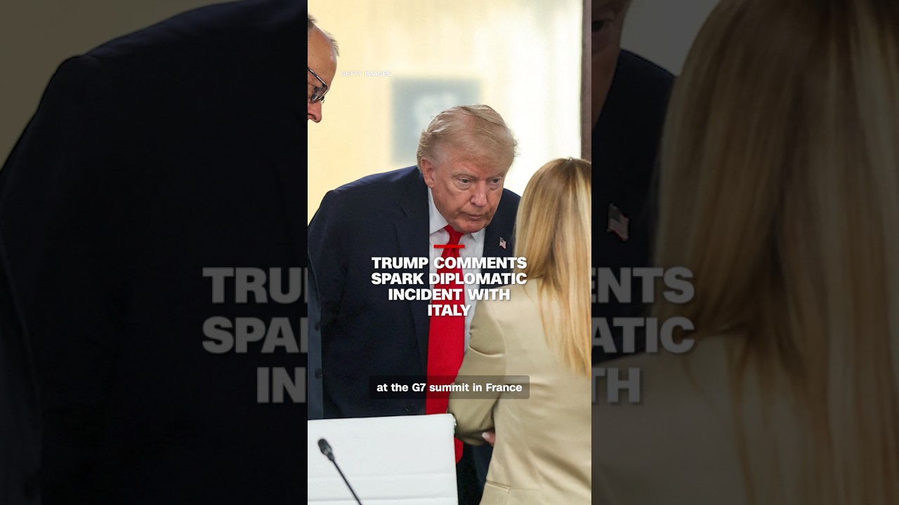 Trump's remarks about Meloni at G7 trigger diplomatic tension between US and Italy