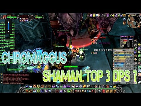Classic WoW Shaman Enh Sulfuras insane procs ! Vs Chromaggus