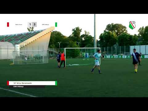 Skrót meczu 10 kolejki. Alpha Vision - CMK Oldboys (Legia Biznes Cup Wiosna 2018)