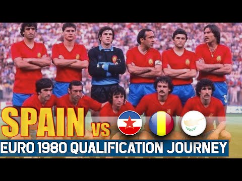 Spain Euro 1980 All Qualification Matches Highlights | Road to Italy