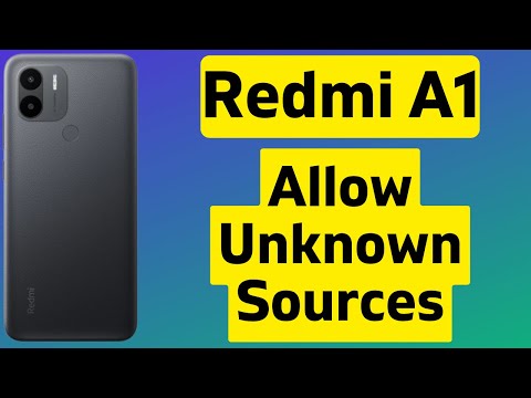 How to Allow Unknown Sources in Redmi A1 – App Installation redmi a1