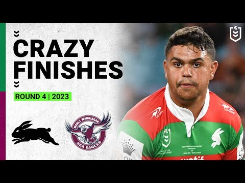 Crazy NRL Finishes | Rabbitohs v Sea Eagles | Round 4, 2023