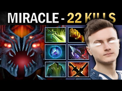 Shadow Fiend Dota Gameplay Miracle with 22 Kills and Linkens