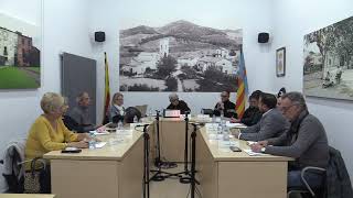 Ple municipal extraordinari Vallromanes 9 1 24