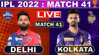 Live: DC Vs KKR, Match 41, Mumbai | Live Scores and Commentary | Only in India | IPL LIVE 2022