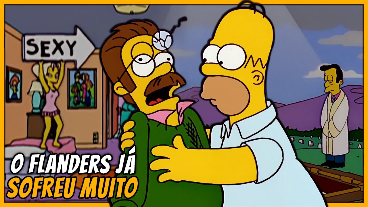 5 VEZES QUE HOMER FEZ SEU VIZINHO NED FLANDERS SOFRER - Os Simpsons
