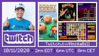 10/11/2020 Hot new Commodore Amiga Games Magica, Dodgy Rocks, Vegetables Deluxe, Green Thang