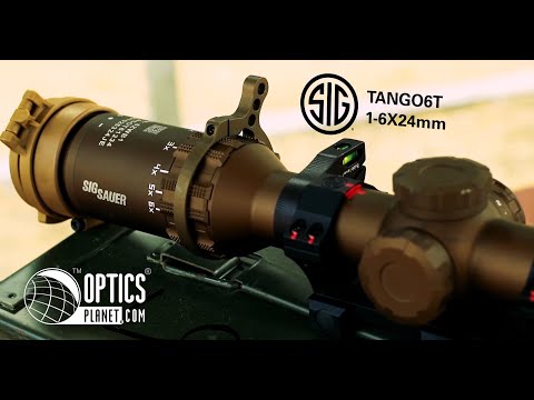 Sig Sauer Tango6T 1-6X24mm Riflescope 30mm Tube FFP First Focal
