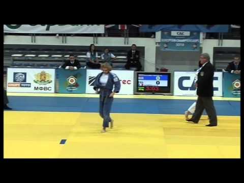 EC Juniors 2010 - A. KUZNETSOVA (RUS) vs S. GABRIELLI (FRA) -48 Final